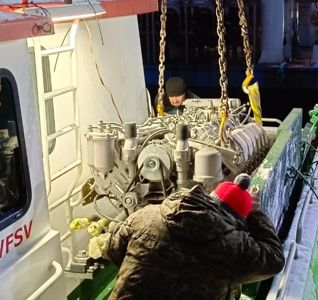 Переоборудование катамарана MPI «Феникс» с ЯМЗ 8401 Замена переоснащение переоборудование катамарана MPI «Феникс» с ЯМЗ 8401