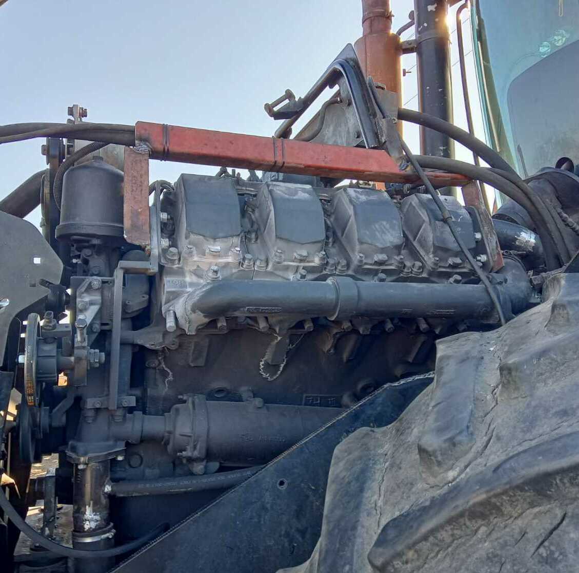 Замена переоснащение переоборудование трактора Case Steiger 425 с ТМЗ 8486.10-05