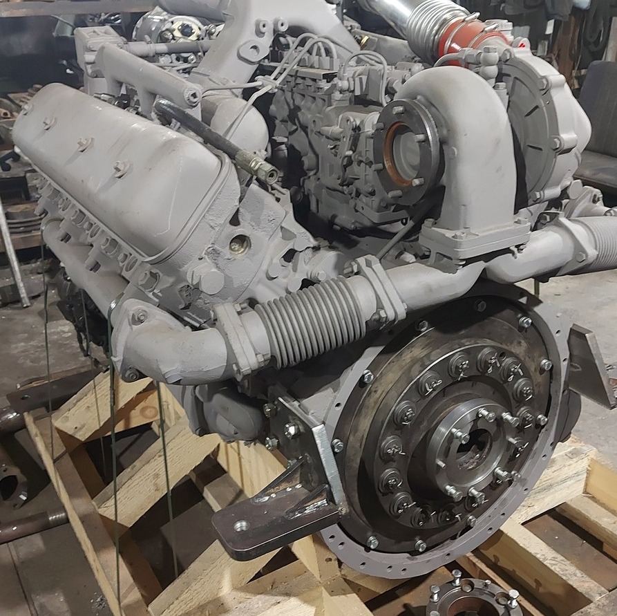 Замена переоснащение переоборудование трактора Case Steiger 425 с ЯМЗ 7511