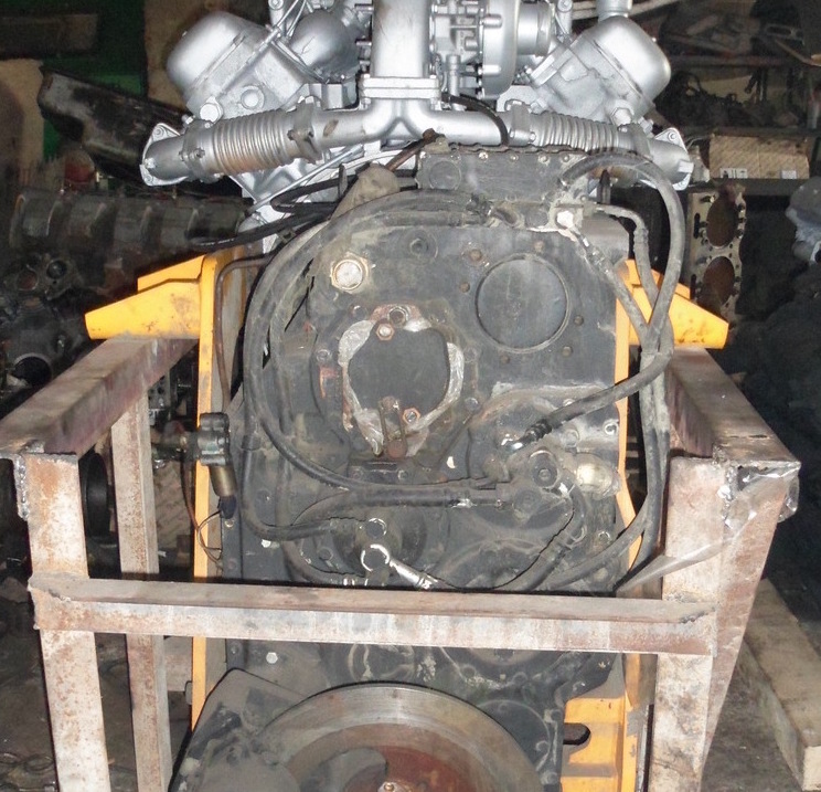 Замена переоснащение переоборудование погрузчика Hyundai HL770 с ЯМЗ 238Д1