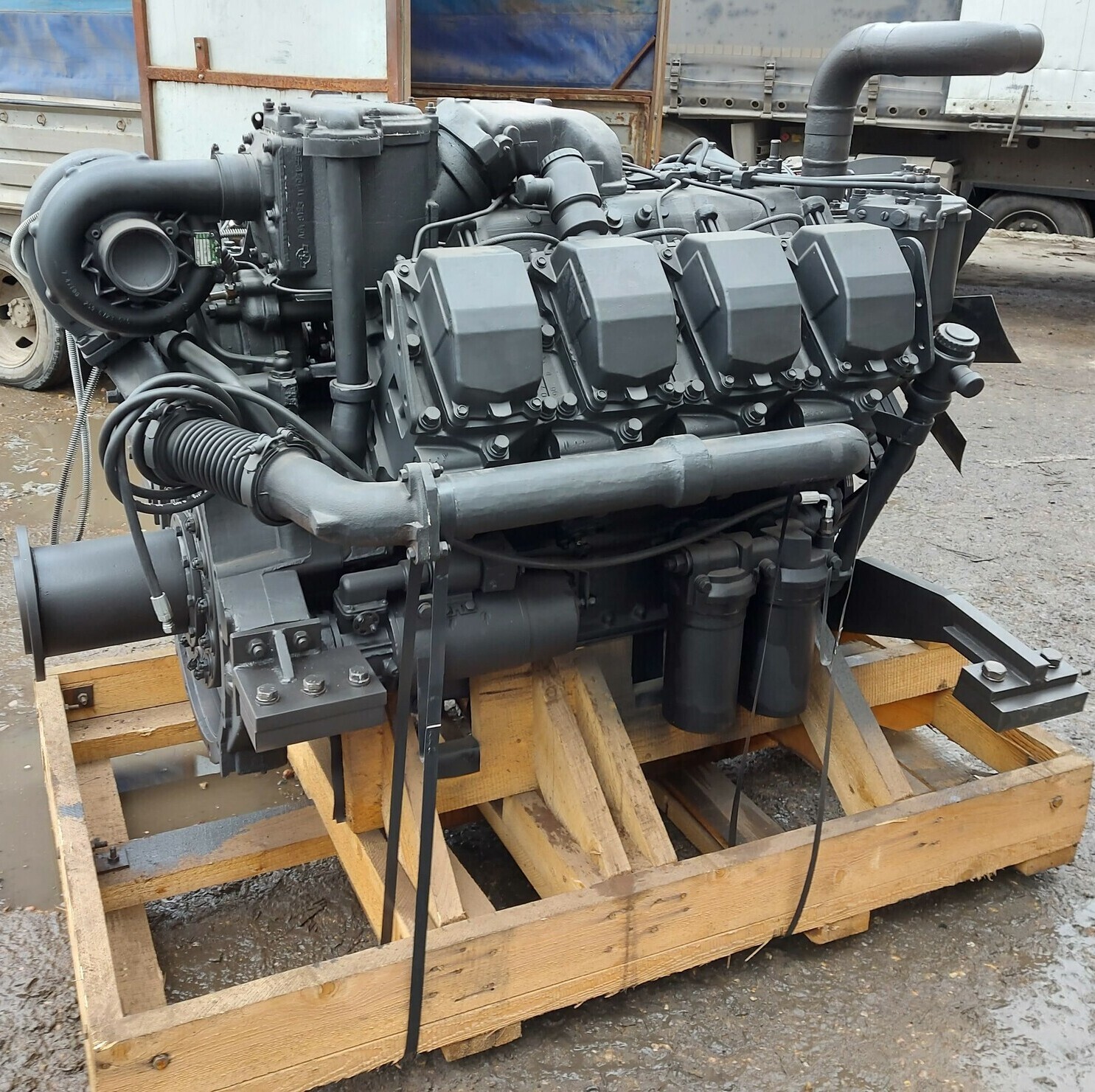 Переоборудование бульдозера ДЭТ 250 с ТМЗ 8481 Замена переоснащение переоборудование установка отечественного двигателя на бульдозере ДЭТ 250