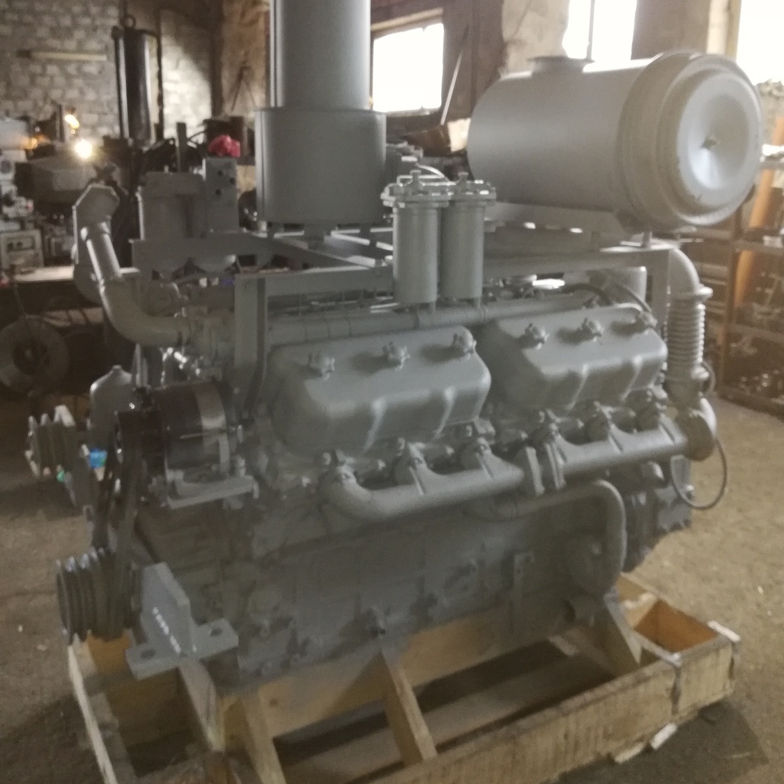 Переоборудование трубоукладчика Komatsu D355C