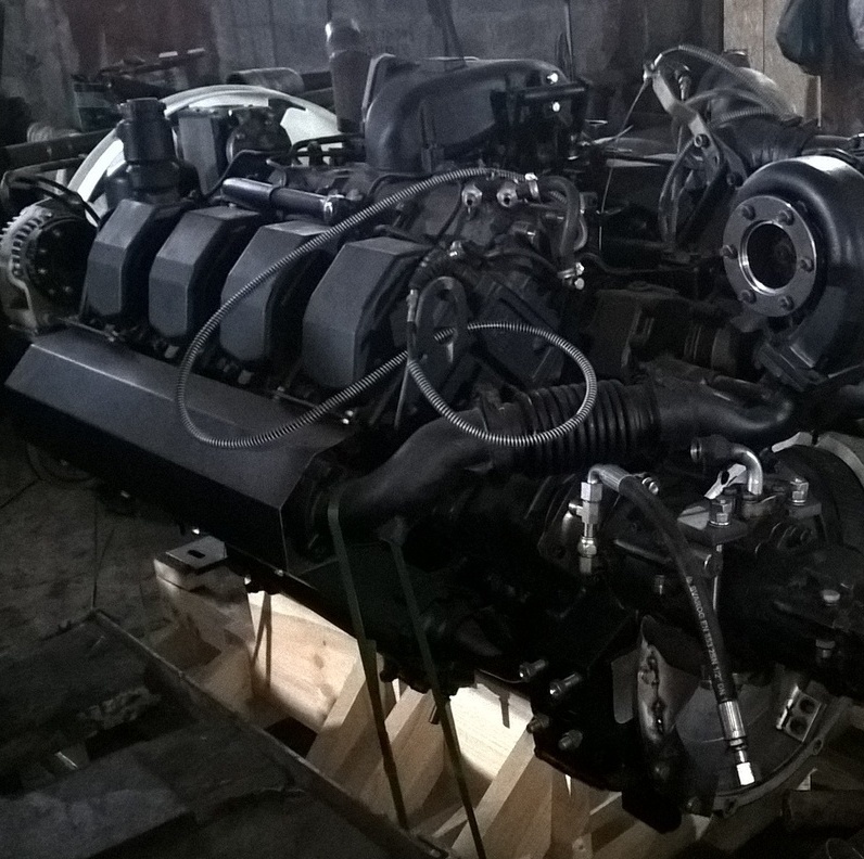 Замена переоснащение переоборудование трактора Buhler Versatile 535 с двигателем ТМЗ 8486.10-05