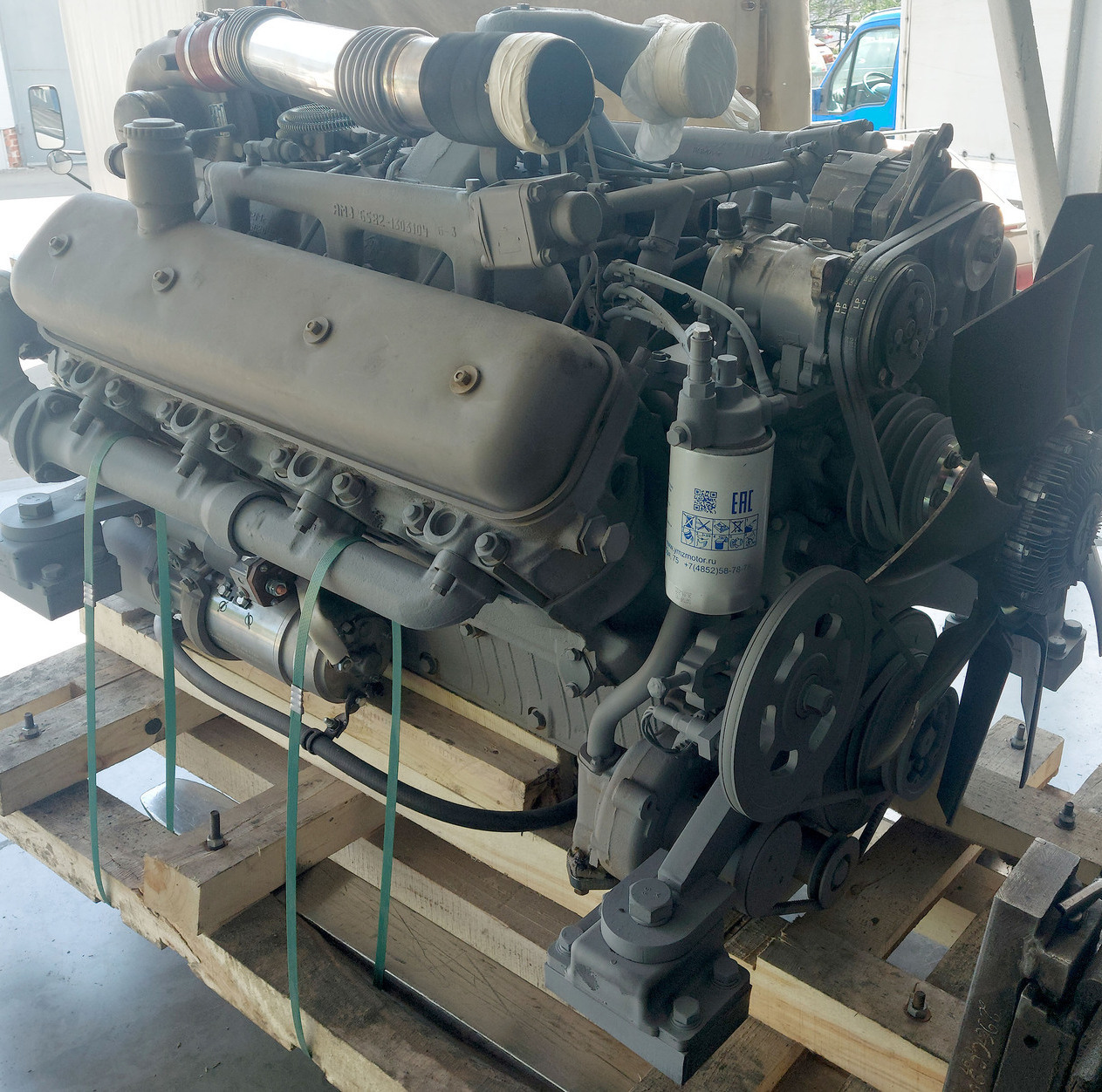 Замена переоснащение переоборудование трактора Бюллер 2375 с ЯМЗ 7511