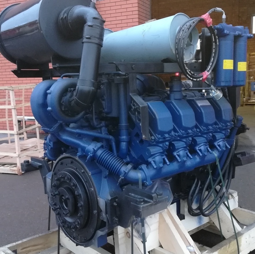 Замена переоснащение переоборудование установка отечественного двигателя на бульдозер Komatsu D275 А2 и Komatsu D275 А5