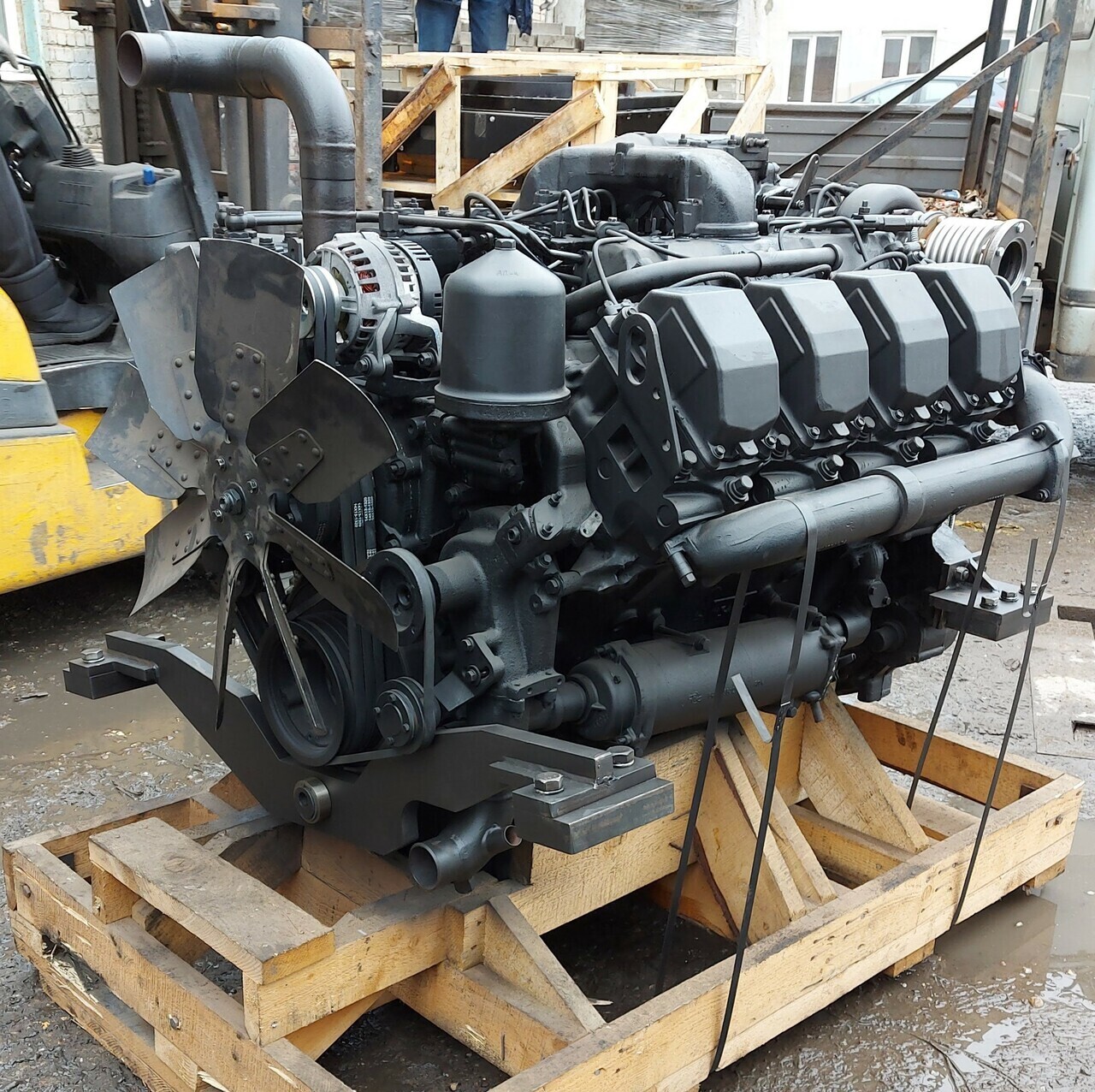 Переоборудование бульдозера ДЭТ 250 с ТМЗ 8481 Замена переоснащение переоборудование установка отечественного двигателя на бульдозере ДЭТ 250