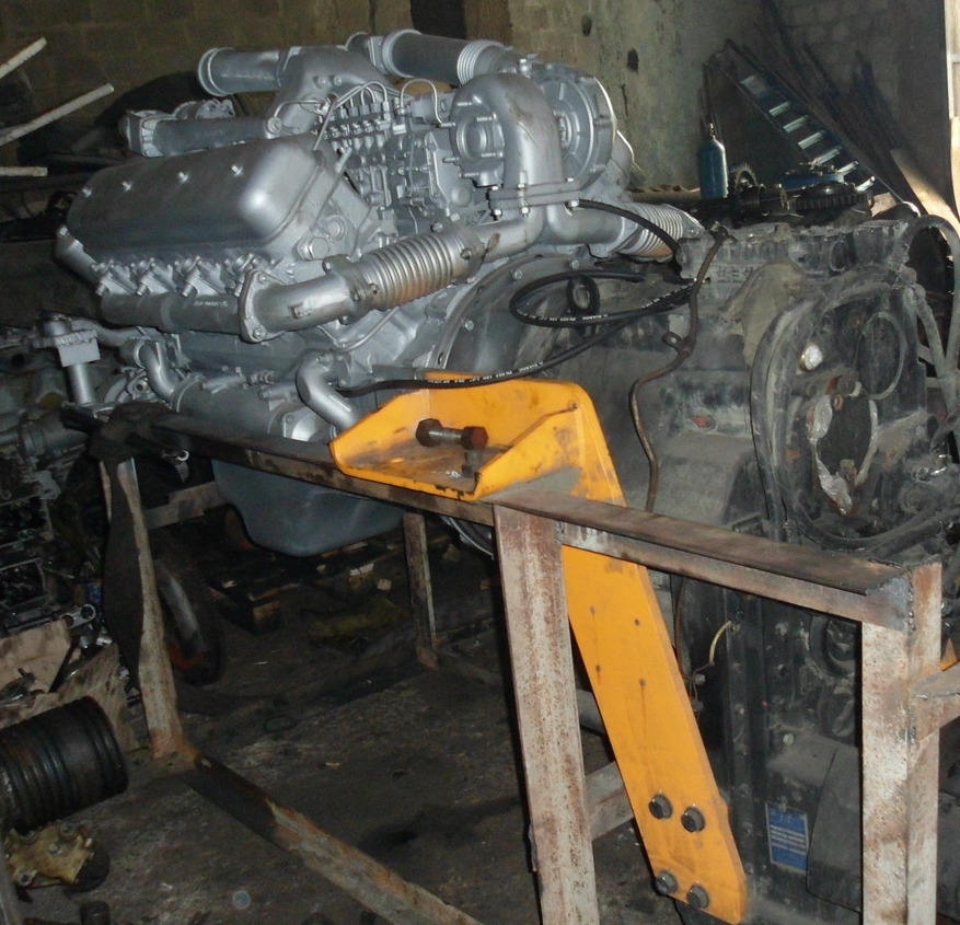 Замена переоснащение переоборудование погрузчика Hyundai HL770 с ЯМЗ 238Д1