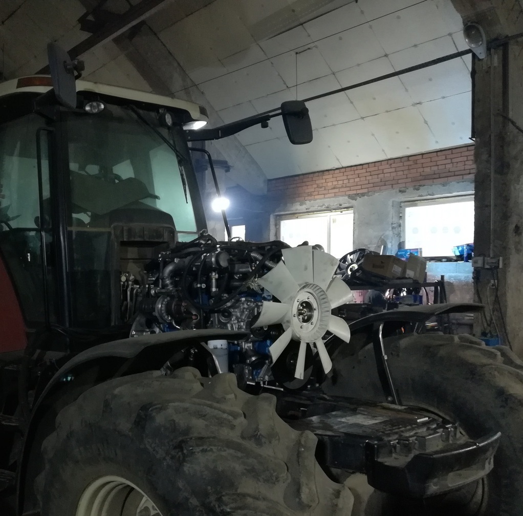 Переоборудование трактора Buhler Versatile 2210 с ЯМЗ 536 Замена переоснащение переоборудование трактора Buhler Versatile 2210 с ЯМЗ 536