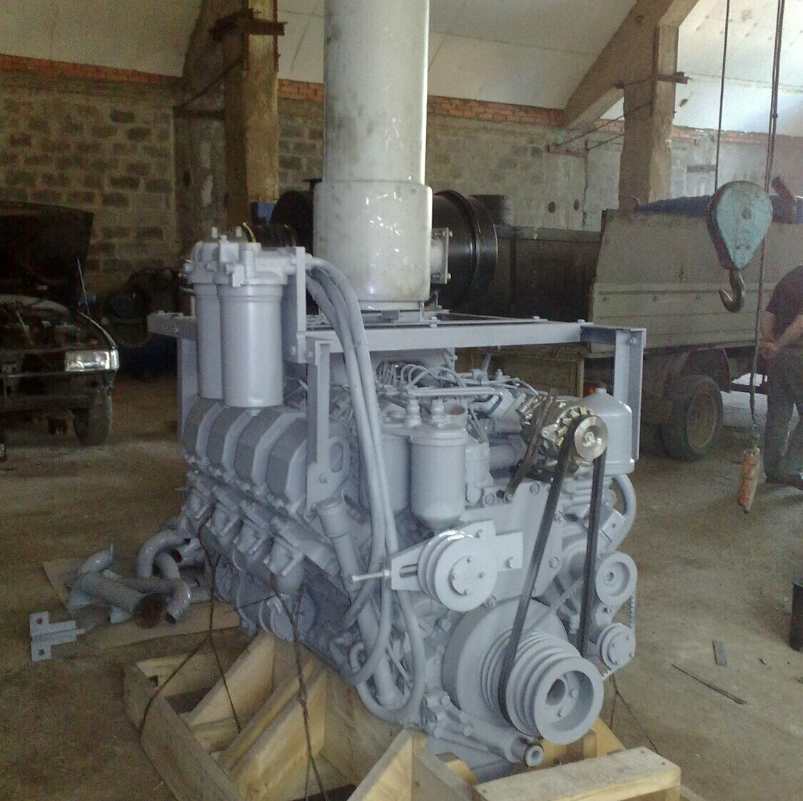 Переоборудование Komatsu D355A ТМЗ 8481