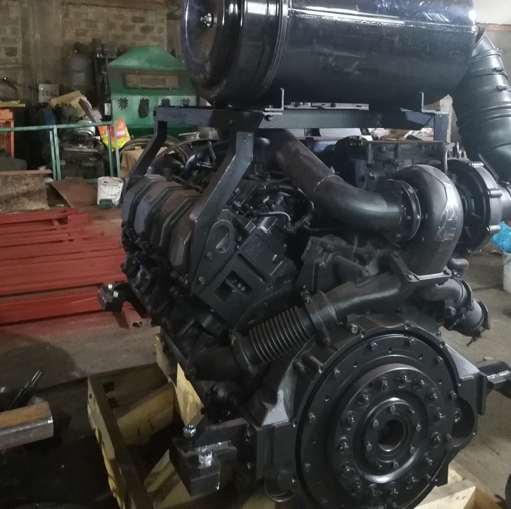 Замена переоснащение переоборудование бульдозера Komatsu D155А-5 с ТМЗ 8481