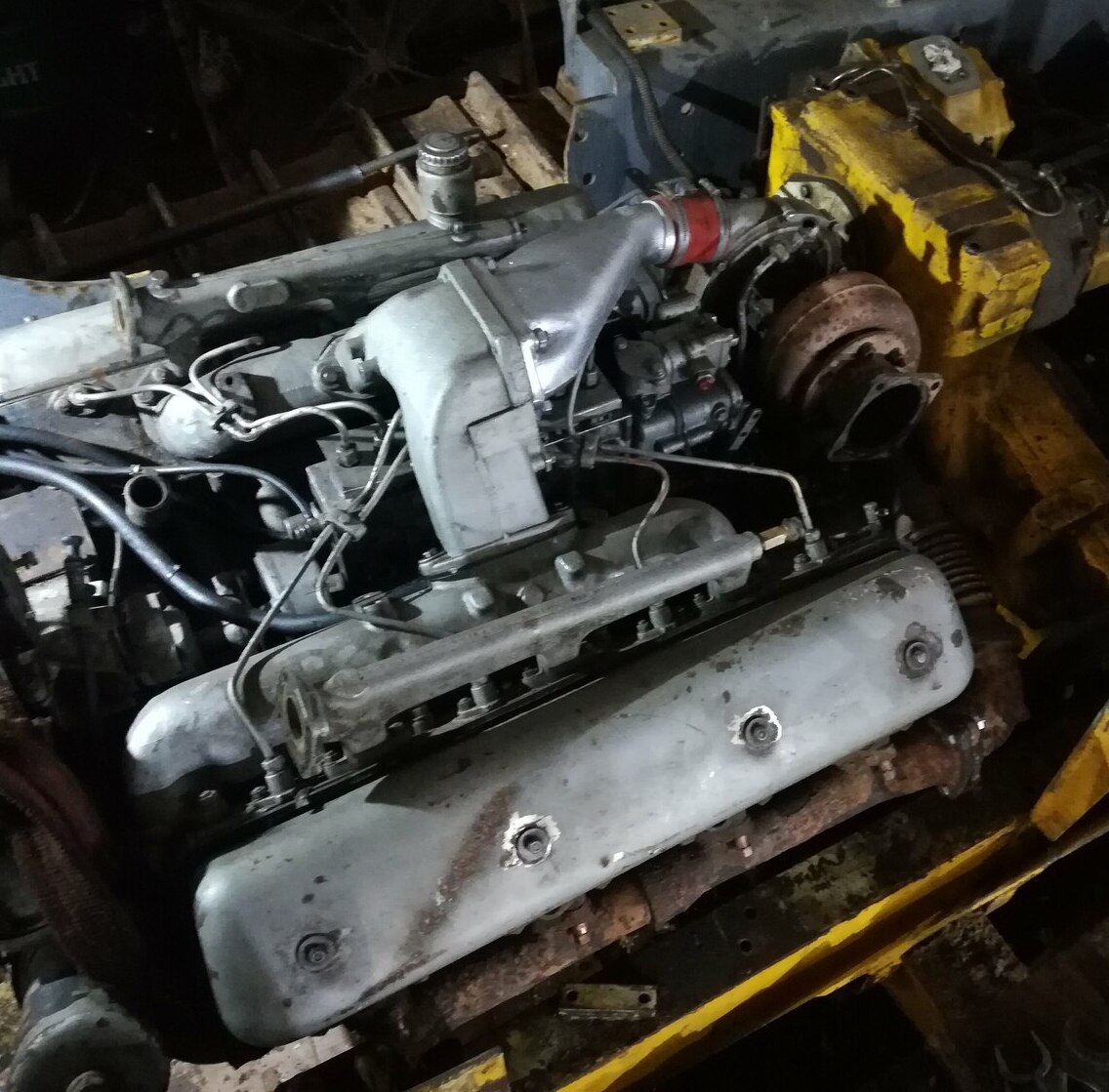 Замена переоснащение переоборудование установка отечественного двигателя на бульдозер Mitsuber MB 230R Brandenburg