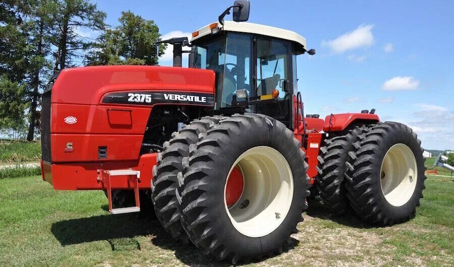 Замена переоснащение переоборудование трактора Buhler Versatile 2375 с ТМЗ 8486 и ЯМЗ 7511