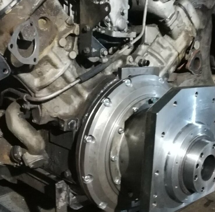 Замена переоснащение переоборудование установка отечественного двигателя на бульдозер Mitsuber MB 230R Brandenburg