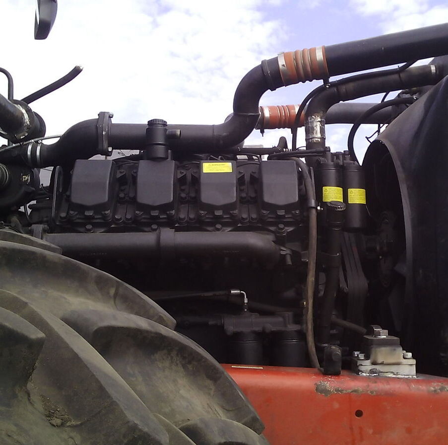 Замена переоснащение переоборудование трактора Buhler Versatile 435 с ТМЗ 8486.10-05