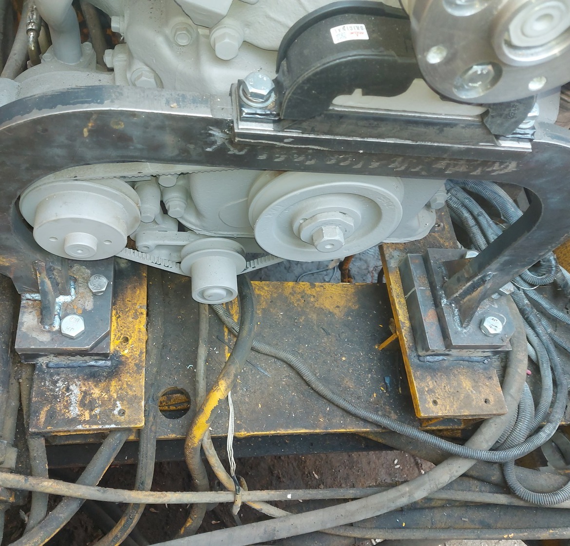 Замена переоснащение переоборудование крана Liebherr HS 832 HD с ЯМЗ 236 М2