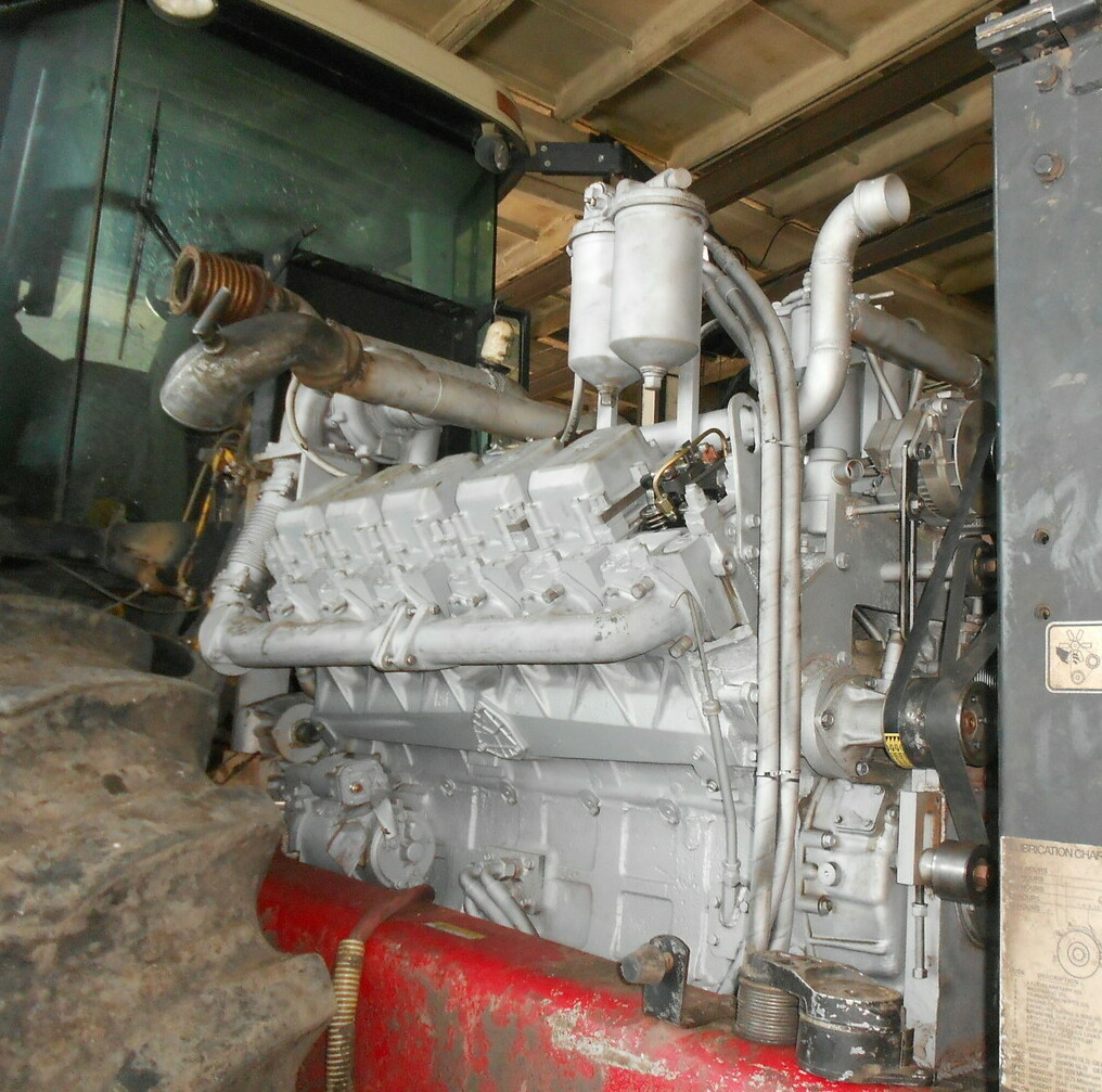 Замена переоснащение переоборудование трактора Buhler Versatile 535 с двигателем ЯМЗ 240 НМ2