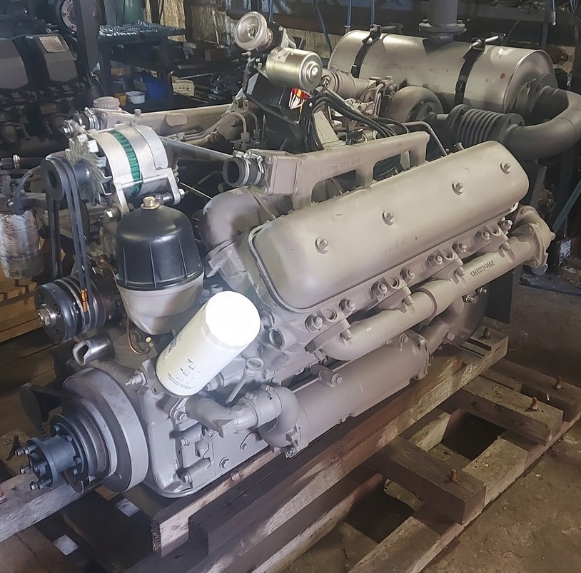 Переоборудование экскаватора Komatsu PC400 с ЯМЗ 7511 Замена переоснащение переоборудование установка отечественного двигателя на экскаваторе Komatsu PC400