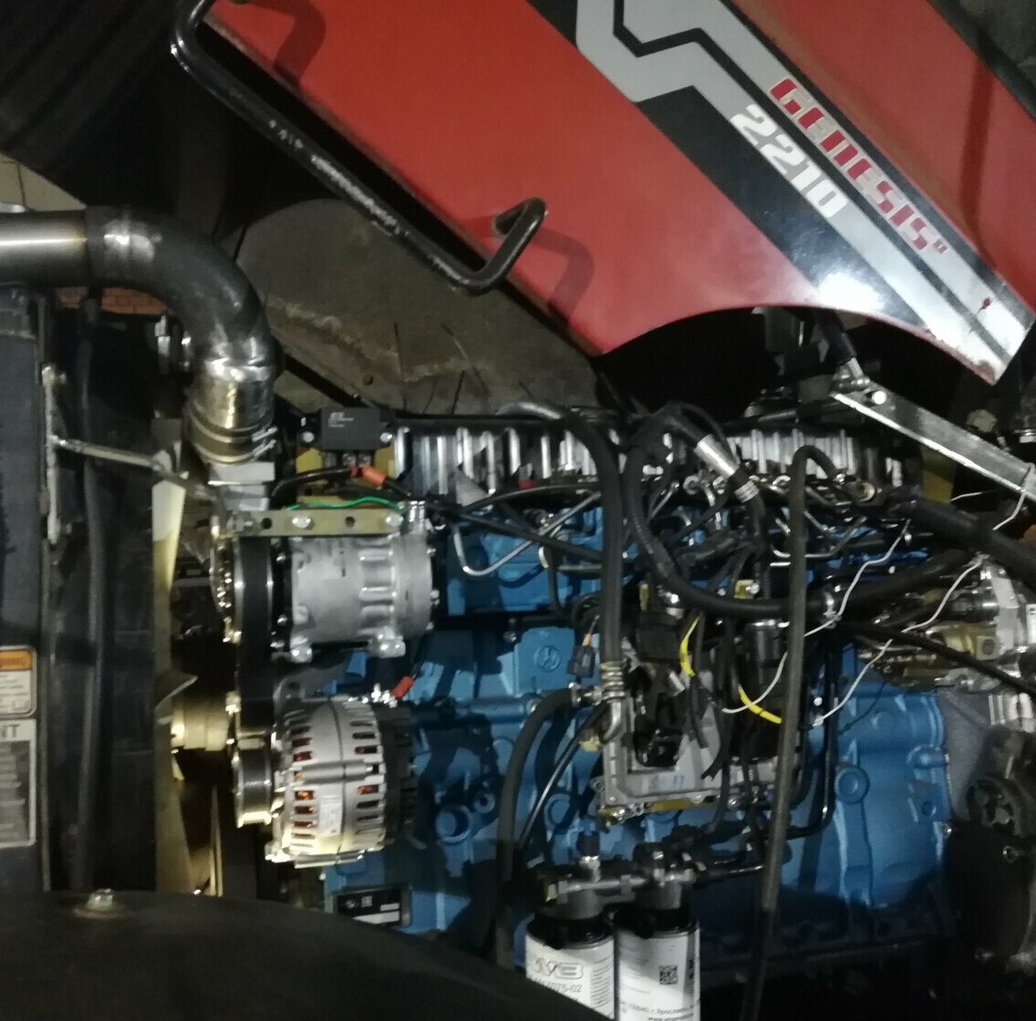 Переоборудование трактора Buhler Versatile 2210 с ЯМЗ 536 Замена переоснащение переоборудование трактора Buhler Versatile 2210 с ЯМЗ 536