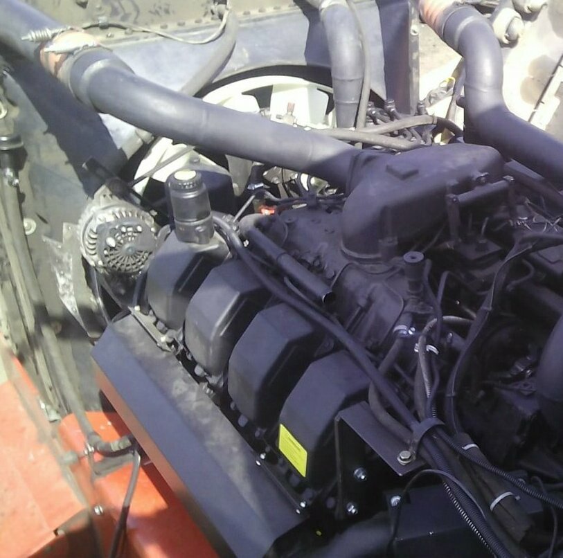 Замена переоснащение переоборудование трактора Buhler Versatile 535 с двигателем ТМЗ 8486.10-05