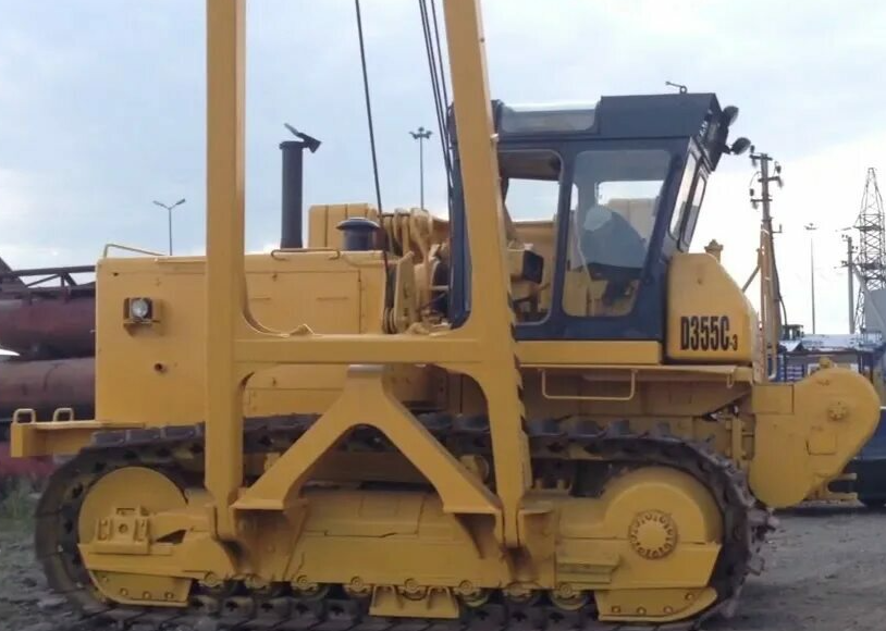 Переоборудование замена переоснащение трубоукладчика Komatsu D355C3