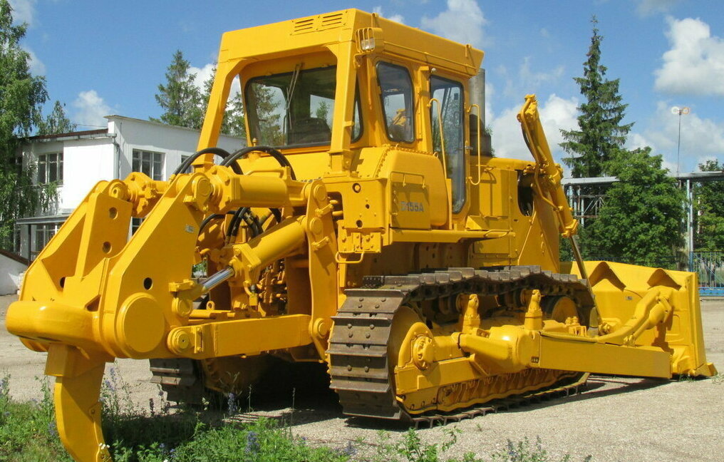 Замена переоснащение переоборудование бульдозера Komatsu D155А