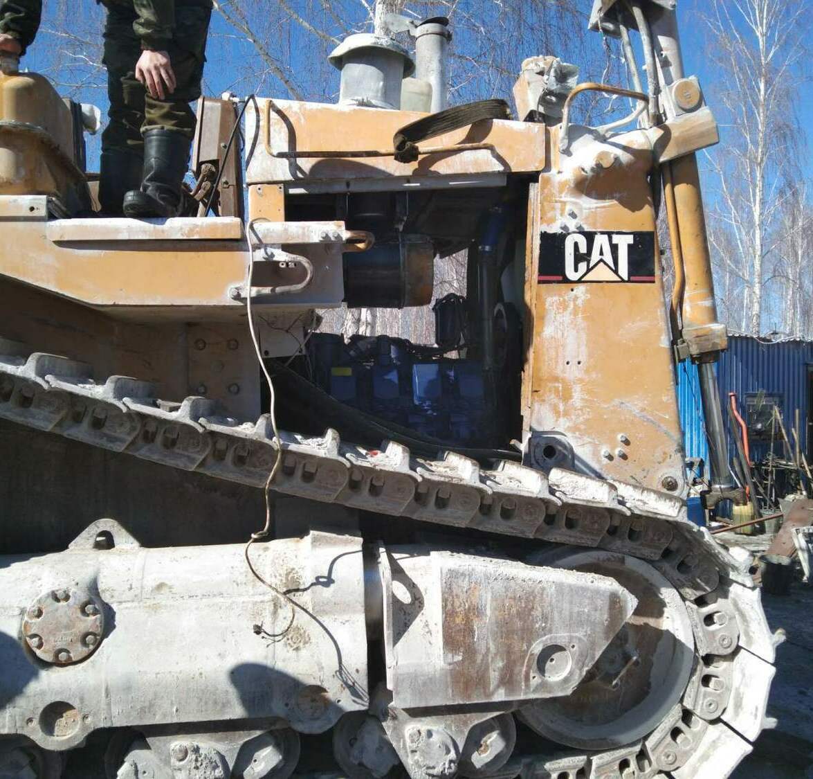 Переоборудование катерпиллер D9N