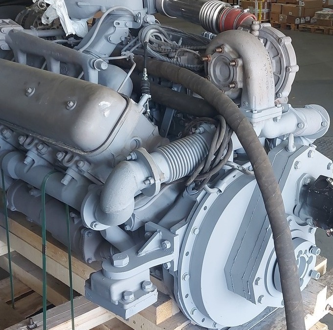 Замена переоснащение переоборудование трактора Бюллер 2375 с ЯМЗ 7511