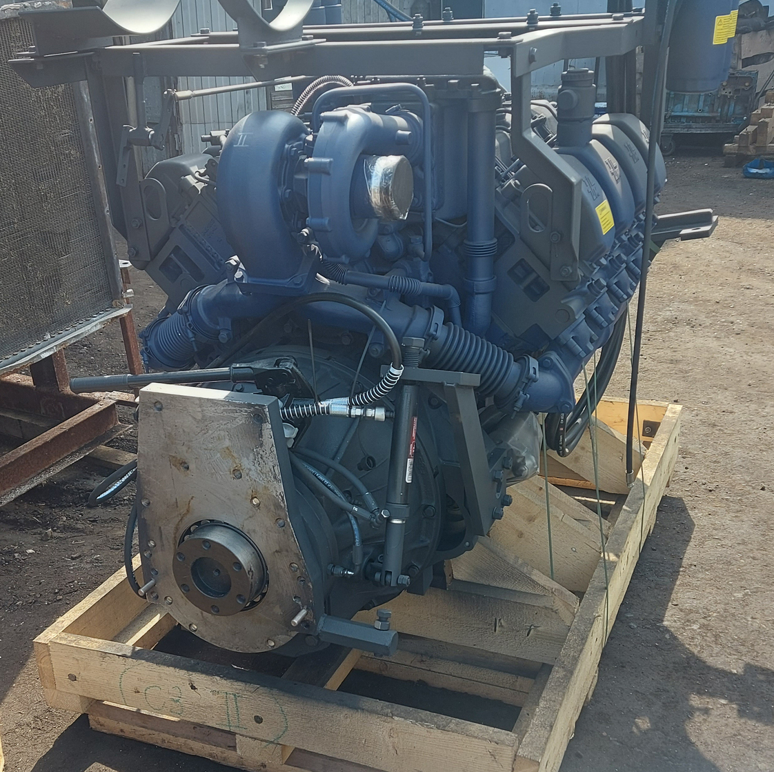 Переоборудование замена переоснащение Komatsu D355С3 ТМЗ 8481