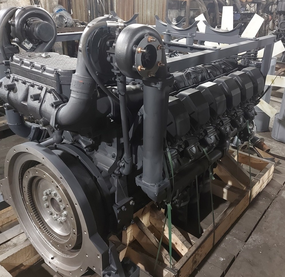 Замена переоснащение переоборудование установка отечественного двигателя на погрузчик Caterpillar 992В