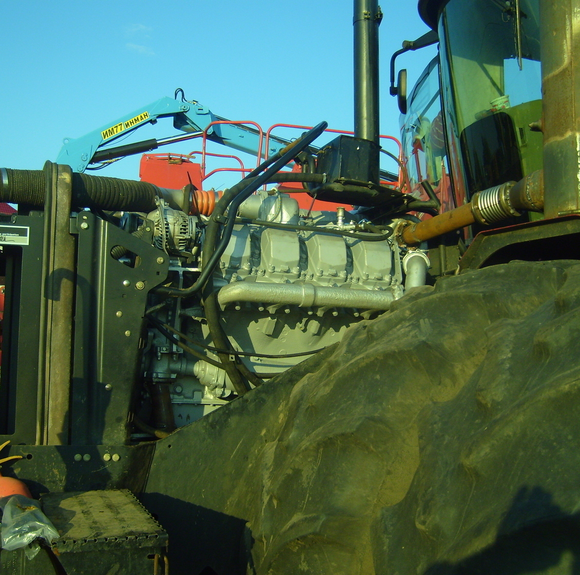 Замена переоснащение переоборудование трактора Case Steiger серии 450, 500, 530 с ТМЗ 8486.10-05