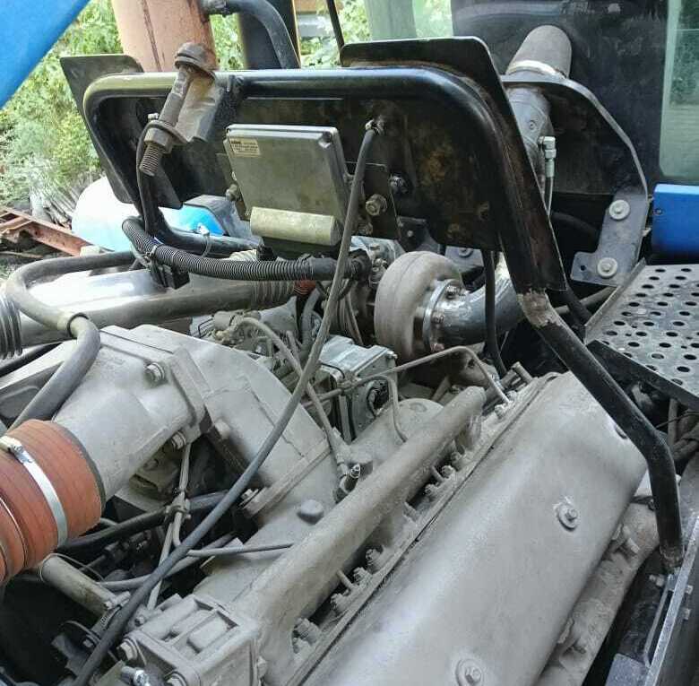 Замена переоснащение переоборудование трактора Установленный двигатель ЯМЗ 7511 на трактор New Holland TJ 450 с ЯМЗ 7511