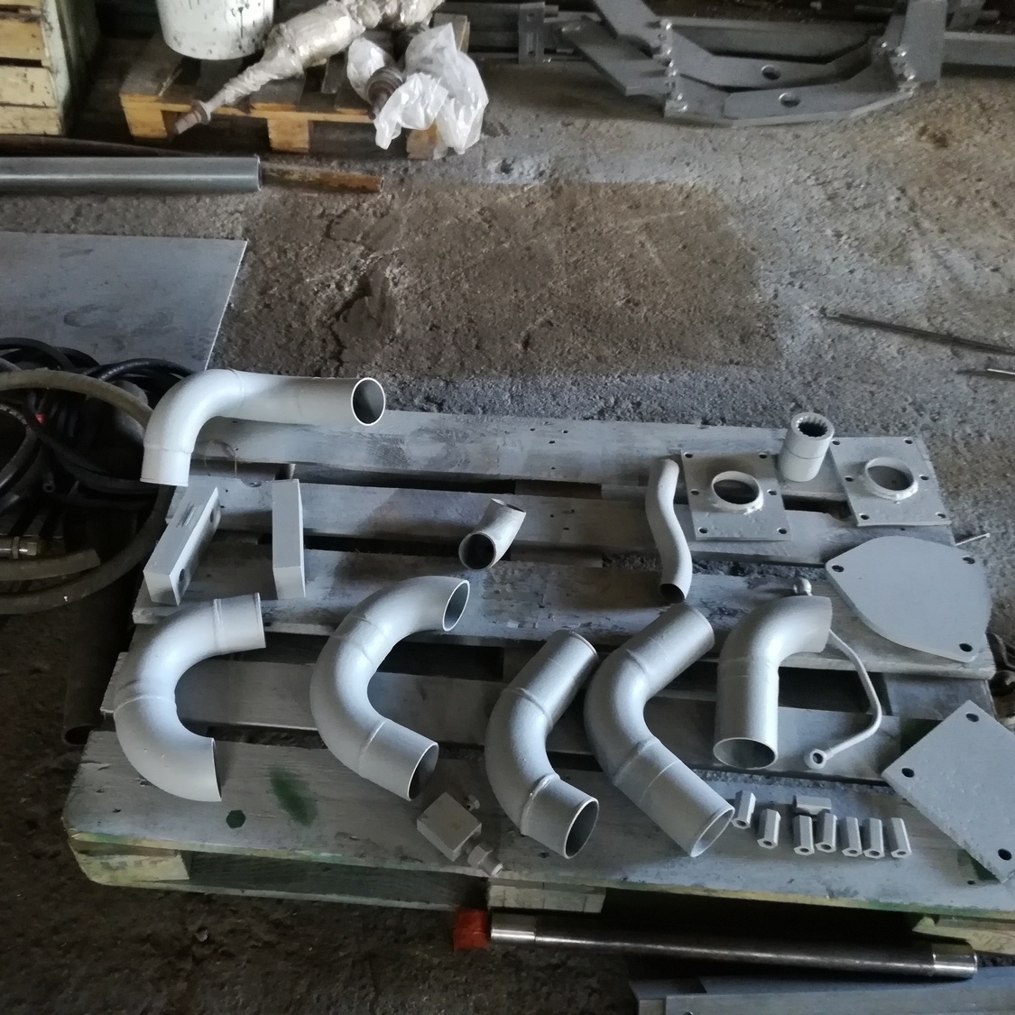 Переоборудование трубоукладчика Komatsu D355C