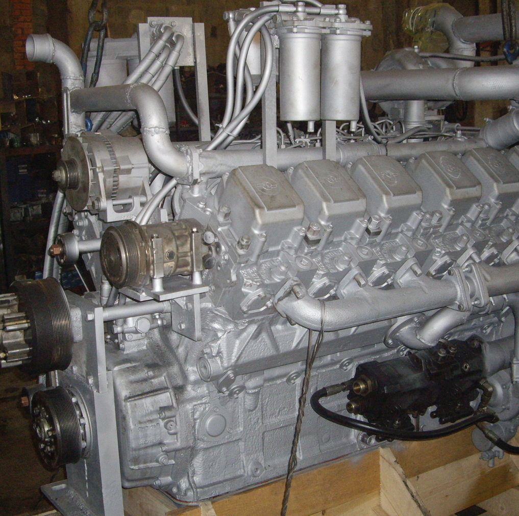 Замена переоснащение переоборудование трактора Buhler Versatile 535 с двигателем ЯМЗ 240 НМ2