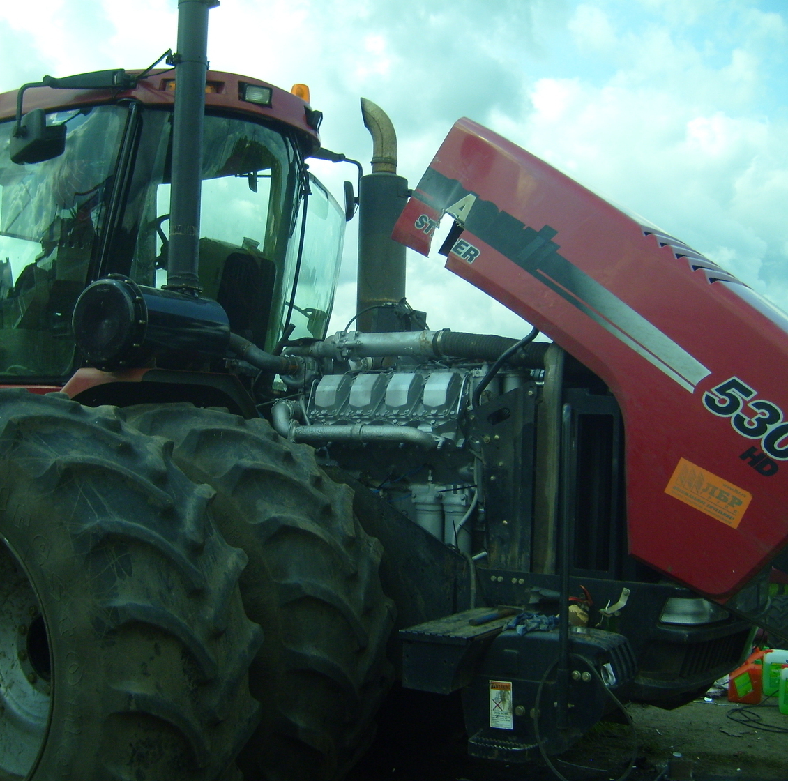 Замена переоснащение переоборудование трактора Case Steiger серии 450, 500, 530 с ТМЗ 8486.10-05