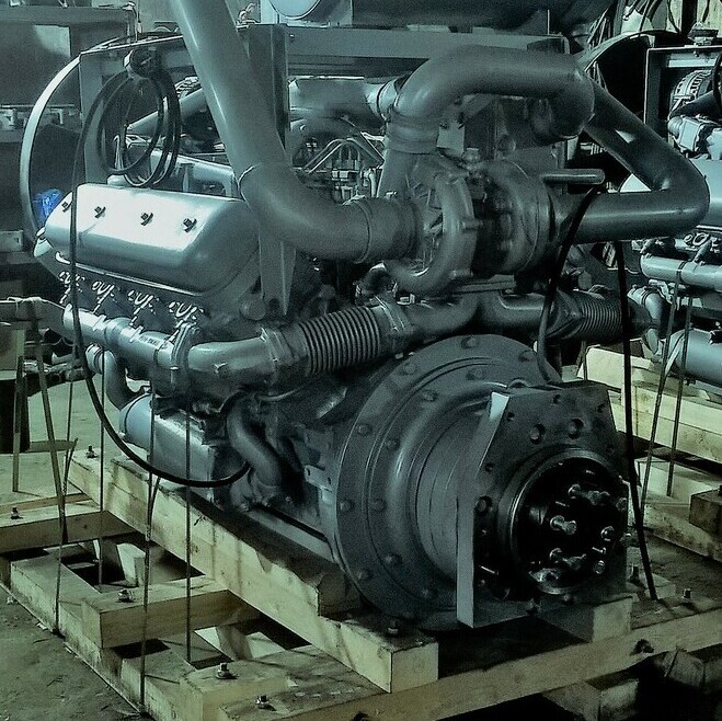 Замена переоснащение переоборудование установка отечественного двигателя на бульдозер Shantui SD32