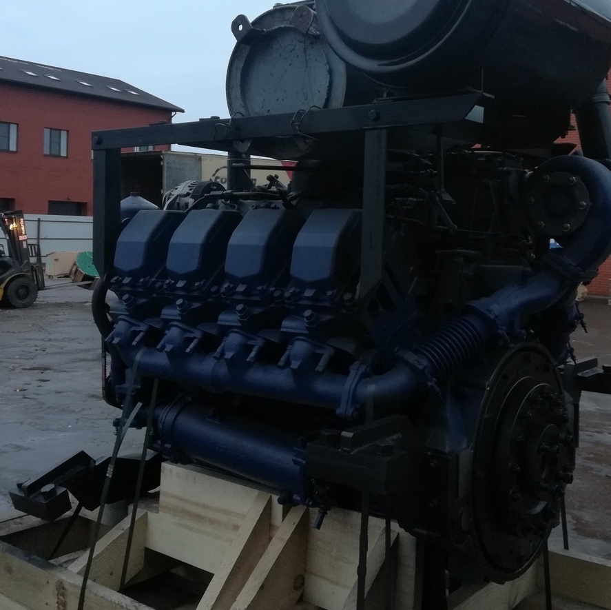 Замена переоснащение переоборудование установка отечественного двигателя на бульдозер Komatsu D275 А2 и Komatsu D275 А5