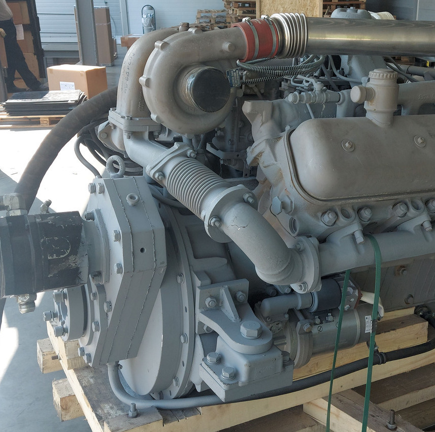 Замена переоснащение переоборудование трактора Бюллер 2375 с ЯМЗ 7511