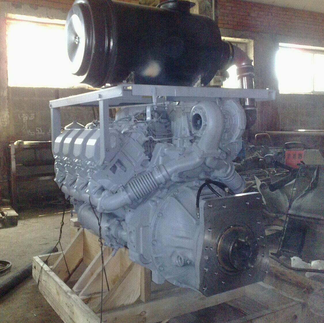 Переоборудование Komatsu D355A ТМЗ 8481