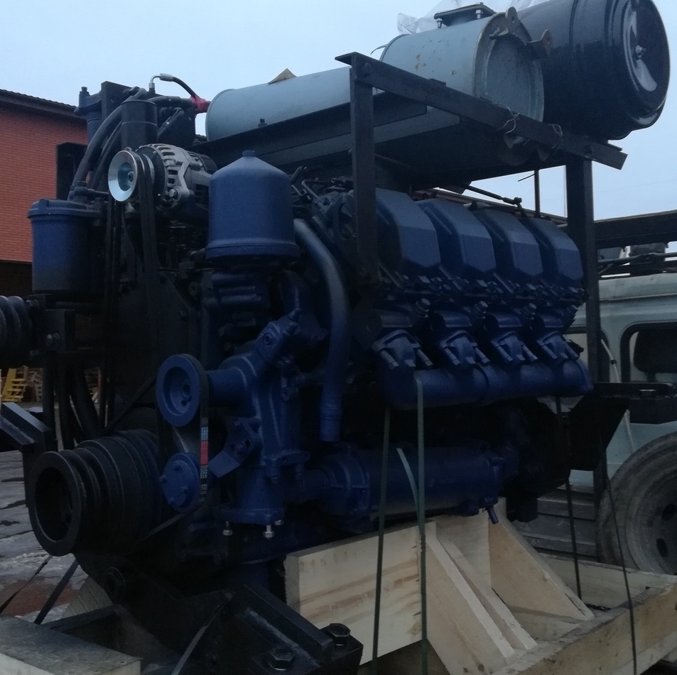 Замена переоснащение переоборудование установка отечественного двигателя на бульдозер Komatsu D275 А2 и Komatsu D275 А5