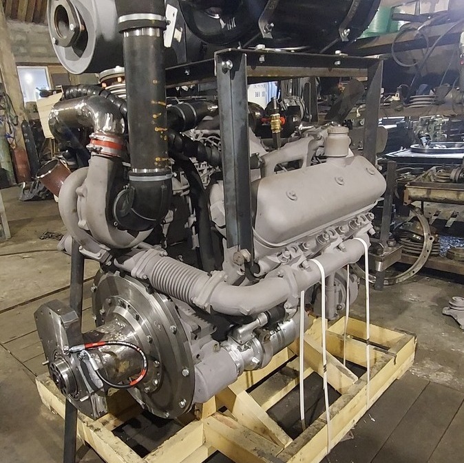 Переоборудование бульдозера Shantui SD16 с ЯМЗ 236 НЕ2 Замена переоснащение переоборудование установка отечественного двигателя на бульдозер Shantui SD16