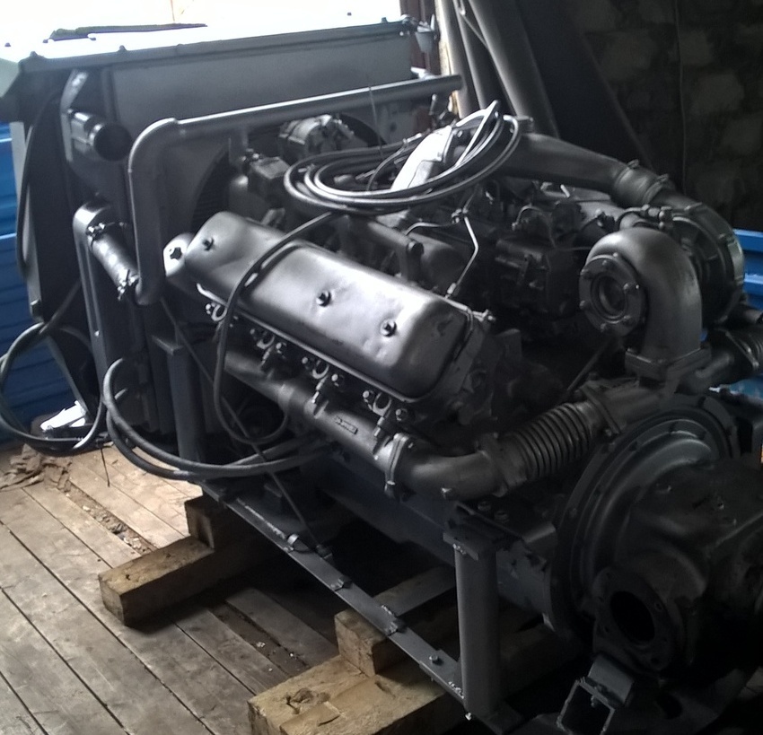 Замена переоснащение переоборудование комбайна Acros 560 с ЯМЗ 238