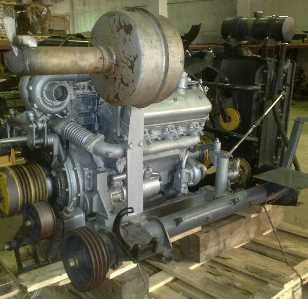 Замена переоснащение переоборудование комбайна Палессе GS812 с ЯМЗ 236 БЕ2, ЯМЗ 238