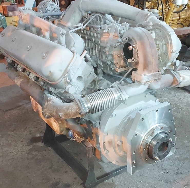 Замена переоснащение переоборудование установка отечественного двигателя на бульдозер Shantui SD22