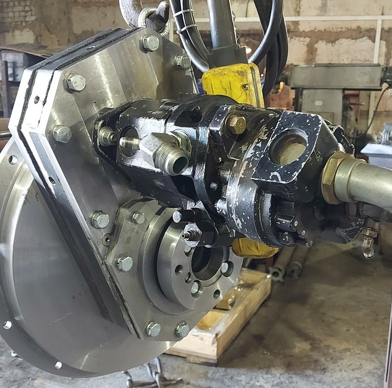 Замена переоснащение переоборудование трактора Бюллер 2375 с ЯМЗ 7511