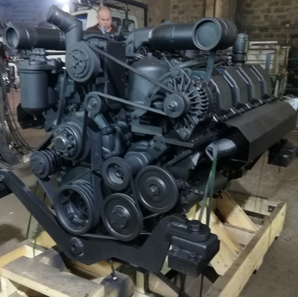 Замена переоснащение переоборудование трактора Buhler Versatile 435 с ТМЗ 8486.10-05