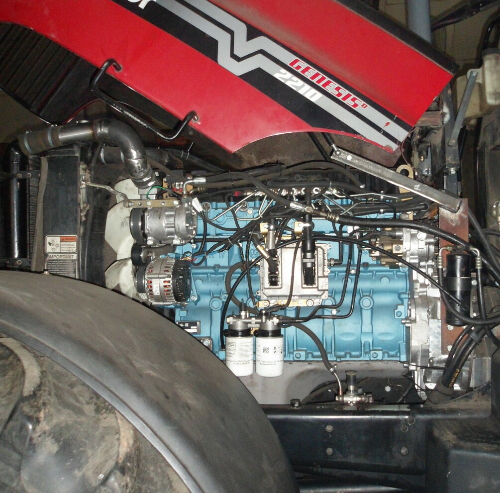 Переоборудование трактора Buhler Versatile 2210 с ЯМЗ 536 Замена переоснащение переоборудование трактора Buhler Versatile 2210 с ЯМЗ 536