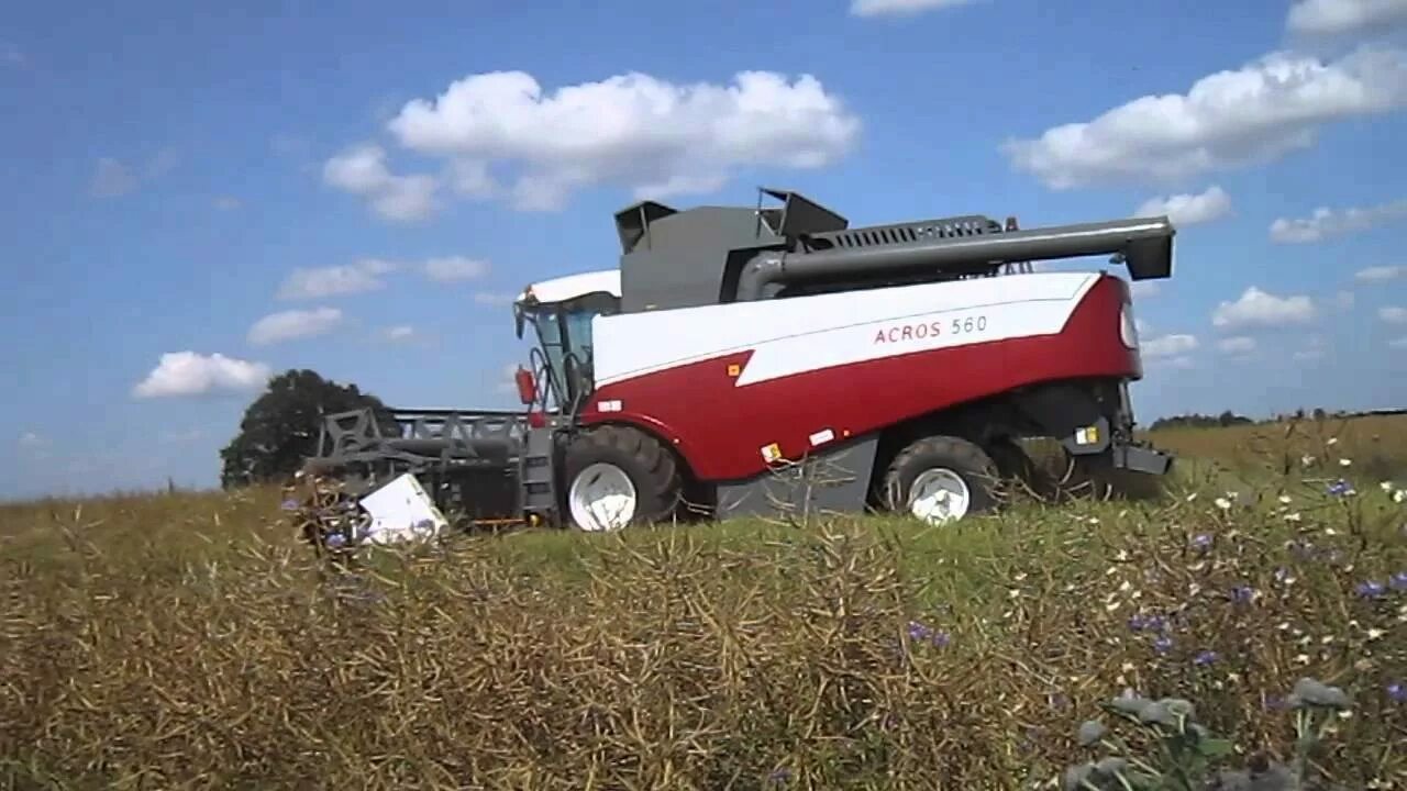Замена переоснащение переоборудование комбайна Acros 560 с ЯМЗ 238
