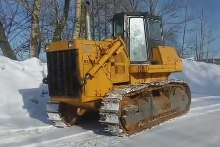 Замена переоснащение переоборудование установка отечественного двигателя на бульдозер Mitsuber MB 230 R