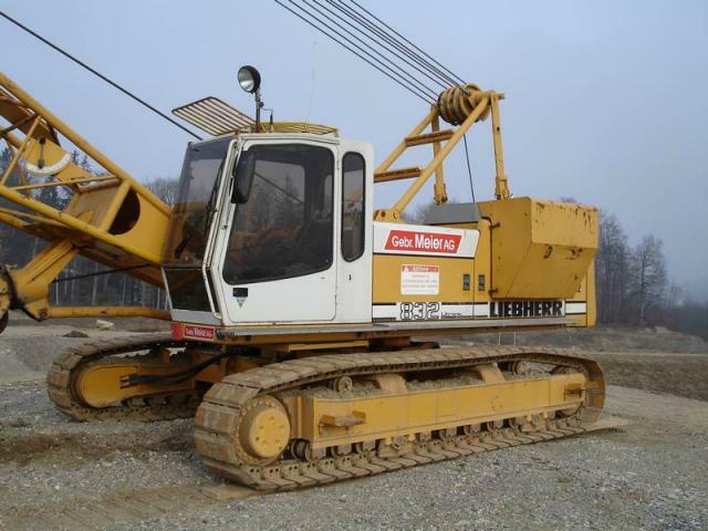 Замена переоснащение переоборудование крана Liebherr HS 832 HD с ЯМЗ 236 М2